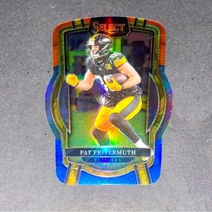 Pat Freiermuth Panini Red Blue Prizm Die-Cut - Club Level 2022